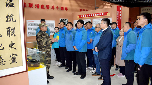 公司北景區(qū)運營黨支部“奮斗百年路 啟航新征程--學黨史、悟思想、辦實事、開新局”寒蔥嶺密營遺址愛國主義教育實地考察主題黨日活動